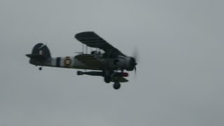 4K Fairey Swordfish Mk I at Duxford DDay airshow 2024 [upl. by Hcra]