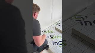 laying floor insulation diy insulation construction [upl. by Messing]