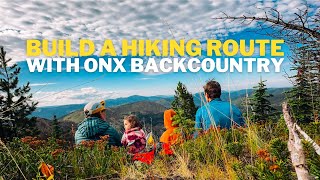 Build a Hiking Route with onXBackcountry  How to Download Maps amp Save Your Route [upl. by Korrie]