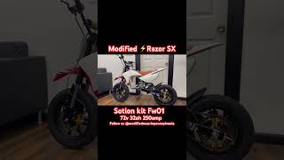 Modified Razor SX500 with full Sotion Kit for more updates stay tune modifiedrazorinpennsylvania [upl. by Siroved]