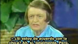 Ayn Rand 45 entrevistada por Phil Donahue [upl. by Bianchi]