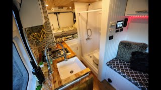 VAN TOUR  NEW 2021 Ram Pro Master 2500  Van Conversion Full Walkthrough w Shower [upl. by Eelrebmyk765]