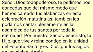 OFICIO DE LECTURA y LAUDES VIERNES 06 DE SEPTIEMBRE DEL 2024 [upl. by Carpio]