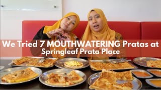 We Tried 7 Mouth Watering Pratas at Springleaf Prata Place [upl. by Nosretep]