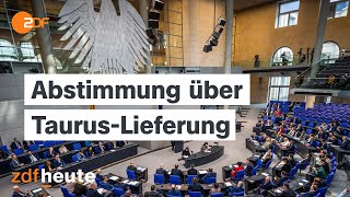 Live Bundestag stimmt erneut über TaurusLieferung ab [upl. by Noslen188]