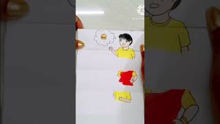 Sob dosh mobile er 😂in paper folding art 🩷artcartoondrawingfunnyforyoutiktokshortsviral [upl. by Ainolloppa]