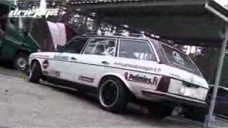 DRIFT Diesel Mercedes W123 with SCANIA turbine [upl. by Ynner18]