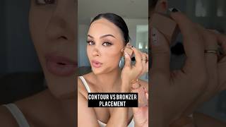 Contour Vs Bronzer Placement l Christen Dominique [upl. by Lleryt]