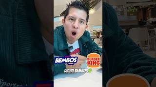 🍔BEMBOS vs BURGER KING 🤯 burguerking bembos versus parte1 MartinSalva [upl. by Akenit510]