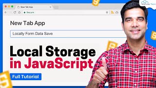 Local Storage Javascript  How to Create amp Use Local Storage in JavaScript Full TUTORIAL [upl. by Peria]