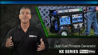 DuroMax XP13000EH Dual Fuel Portable Generator [upl. by Aramenta]