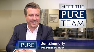 Jon Zimmerly Integration Manager  Pure Financial Advisors [upl. by Josie177]