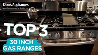 Top Rated 30quot Gas Ranges  Range Review [upl. by Ameehsat]