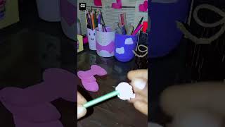 How to make paper tulip 🌷viralme viralme diy flowers tulips asthetic papercraft [upl. by Demahum46]