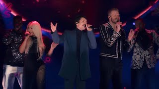 “Hark The Herald Angels Sing” Pentatonix live stream 2022 Christmas Spectacular Arabic [upl. by Anhavas772]