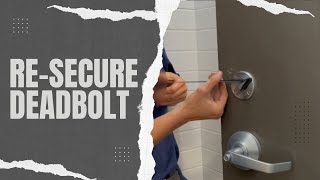 ReSecuring a Deadbolt  Respectful Entry [upl. by Norry]