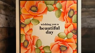 No line watercolour with Gina K Designs Sending you a smile video 21 [upl. by Nevaj894]