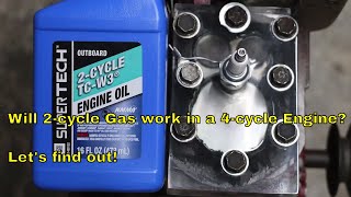 Will 2Cycle Gas Work in a 4Cycle Engine Lets Find Out [upl. by Ermentrude]