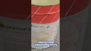 Fosroc Nitoproof 600 pf waterproofing coating low and quality waterproofing work [upl. by Ecirtemed]