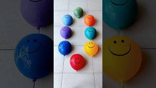 Time to Smile Water Color Balloons Pop Reverse Video Asmr [upl. by Eiloj805]