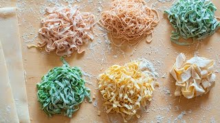 Homemade Pasta Recipe How to Make Saffron Pasta Dough [upl. by Hairim854]