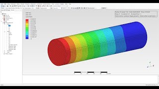 PrePoMax  Tutorial 4  Shaft with Surface Traction Loading [upl. by Ahsytal882]