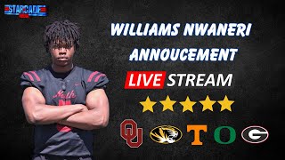 5Star Williams Nwaneri College Decision 300 pm 814 [upl. by Airotkciv]