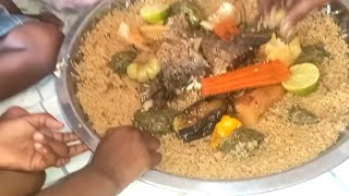 thièbou ndjeune bou wèkh  riz gras sènègalais [upl. by Ahsekin]