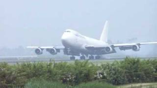 El Al Cargo Boeing 747 is landing in Amsterdam [upl. by Nnire601]