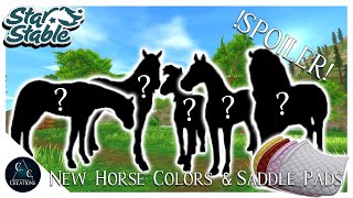 SSO  SPOILER  7 New Horse Colors and Jumping Saddle Pads released [upl. by Sibilla]