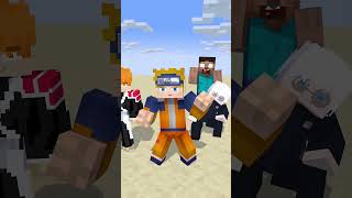 Help Herobrine break bedrocks minecraft helpherobrine goku naruto gojo ichigo minecraftshorts [upl. by Gerdy581]