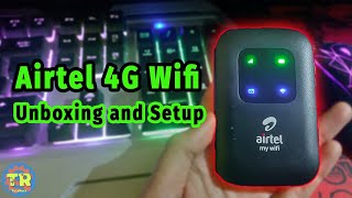 Airtel 4G Portable WIFI Hotspot Unboxing  Setup  Review  Tezarock [upl. by Carlita168]