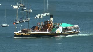 Paddle Steamer Kingswear Castle  River Dart  020717 [upl. by Selig]