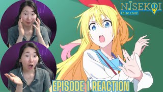 Gorilla Women Nisekoi Episode 1 Reaction [upl. by Eicarg]