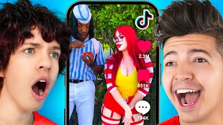 Exposing My LITTLE BROTHERS TikTok Likes [upl. by Asert]