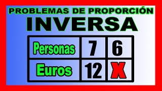 ✅👉Proporcionalidad Inversa Problemas [upl. by Ruskin]