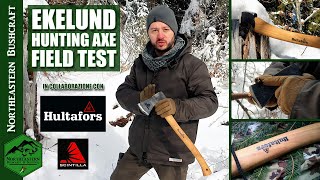 Hultafors Ekelund Hunting Axe test sul campo [upl. by Kuo416]