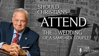 Should Christians Attend a SameSex ‘Wedding’ What If It is a Ceremony for a Family Member [upl. by Henriques]