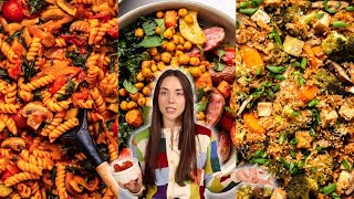 4 Quick amp Easy Vegan Dinners I make on repeat 20 min or LESS prep time [upl. by Reuben]