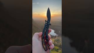 Couteau papillon balisong de chez Third 🔪🇫🇷couteaupapillion balisong balisongtricks couteau [upl. by Barnaby346]