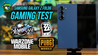 Samsung Galaxy Z Fold 6 Gaming Test  Zenless Zone Zero Honkai Star Rail PUBG amp COD Warzone [upl. by Jelsma673]