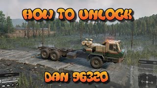 SnowRunner  How to unlock the DAN 96320  Best heavy Truck [upl. by Eerrahs219]