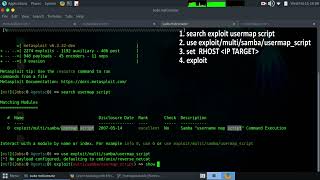 metasploitable Exploit TCP the Port 139 amp 445 SAMBA [upl. by Sherye]