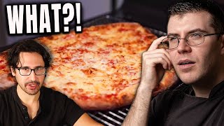 Pro Chef Tests Adam Raguseas NY Pizza at Home [upl. by Matthiew319]