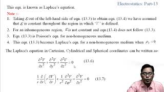 Lecture 19 Electrostatics Part 13Electrostatic Boundary Value Problems Uniqueness Theorem [upl. by Nessie178]