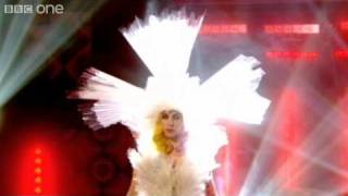 Lady Gagas Mechanical Dress  Friday Night with Jonathan Ross  S18 Ep8 Highlight  BBC One [upl. by Nyrahs]