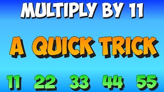 11 times trick for numbers greater than 9 multiplication math song [upl. by Neeruam]