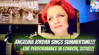 Angelina Jordan sings Summertime Live in London 2016 Reaction [upl. by Langbehn283]