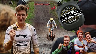 Emotionsbombe Deutsche Downhill Meisterschaft Ilmenau  Race Run POV 1328sec auf den Titel [upl. by Sarge74]