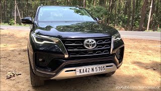 Toyota Fortuner 28L 4X4 AT 2022 ₹41 lakh  Reallife review [upl. by Fields]